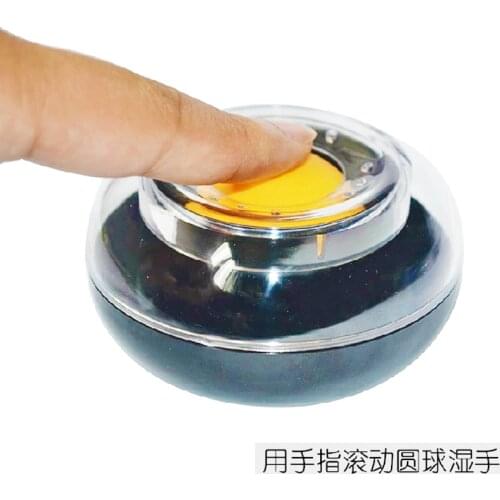 High quality cute finger wetted tool for office financial analyst file arrange supply round ball desk paper mate desk set