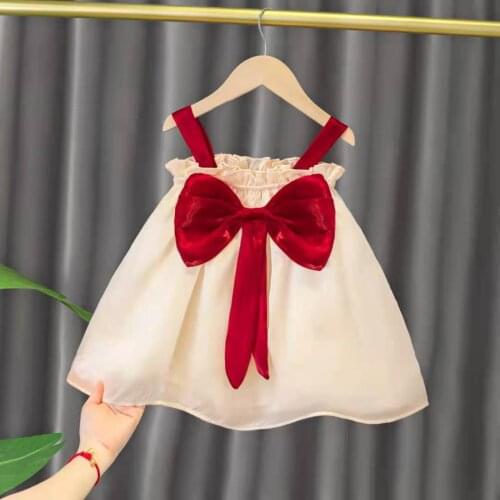 New Toddler Tutu Suspender Skirt Infant Kids Baby Girl Ruffle Corduroy Skirts Solid Summer Fall Button Bowknot Sundress Clothes