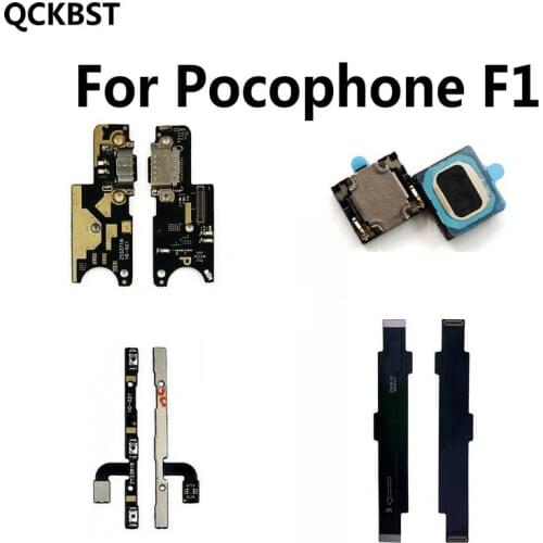 New Power on/off & volume up/down buttons flex cable Replacement for Xiaomi Pocophone F1 phone