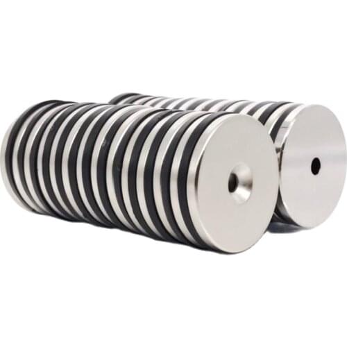 1/3/10/20pcs 50mm x 5mm Hole 6mm N35 Super Neodymium Round Ring Permanent Magnet 50x5-6 search magnet 50x5-6mm