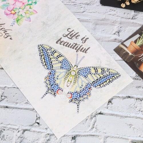 12pcs Embroidery Greeting Cards Resin DIY Special Shaped Diamond Painting Children Gifts Handmade Creative Crafts