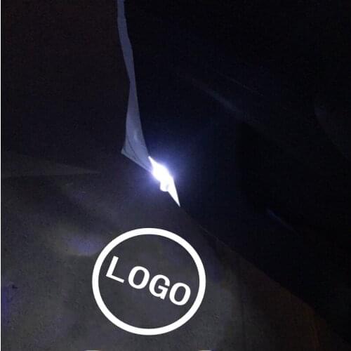 2pcs Logo Apply LUXGEN U6 S5 LED Car Door Light Projector Ghost Shadow Light Welcome Light Courtesy Light Atmosphere Light