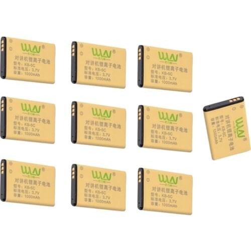 2020 NEW BEST 1000mAh 3.7V Li-ion Original WLN KD-C1 battery charger for Mini Radio WLN Rechargeable Li-ion Battery Accessories