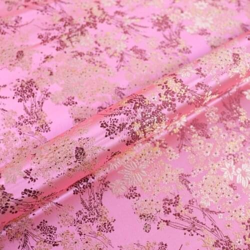 300*75cm Brocade Silk Fabrics Jacquard Clothing Design Material For Sewing Cheongsam/Bags DIY Patchwork Fabric