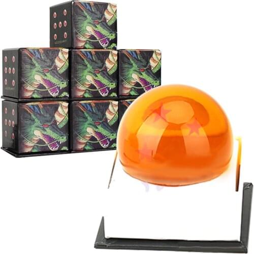 5.7cm In Box High Quality 7 Stars Crystal Resin Balls PVC Action Figure Anime Collection Model Toys