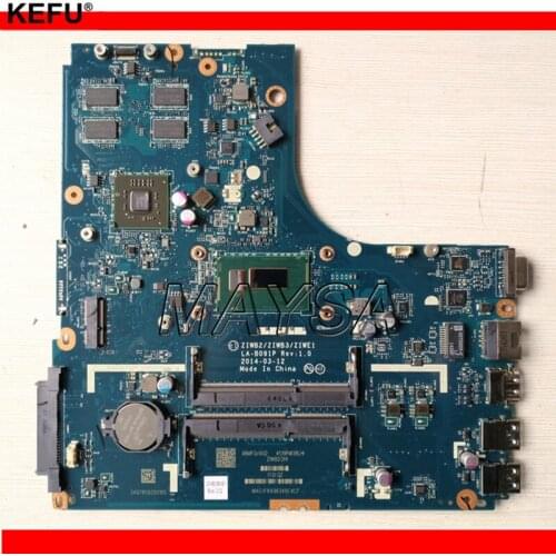5B20G46024 Fit for Lenovo Ideapad B50-70 Laptop Motherboard ZIWB2/ZIWB3/ZIWE1 LA-B091P SR1EB I7-4510U R5 M230 1GB Tested
