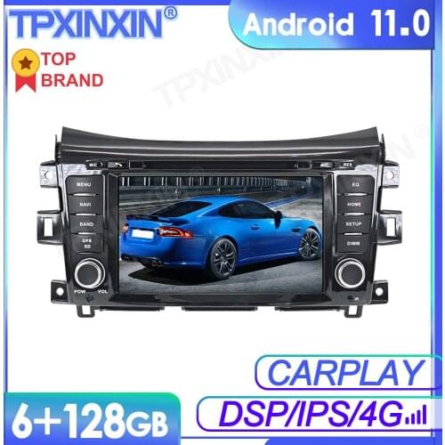 6+128G Android 11 For NISSAN NP300 Navara 2014 +Car Multimedia Player GPS Navi Audio Stereo Screen DVD Head Unit Tape Recorder