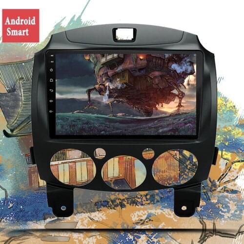 9" 4G LTE Android 10.1 For MAZDA 2/Jinxiang/DE/Third generation 2007-2013 2014 Multimedia Car DVD Player Navigation GPS Radio