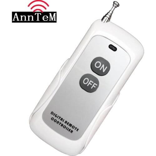 ANNTEM wireless remote control transmitter 433M 315M white handle OFF ON remote wireless switch remote control wall built-up