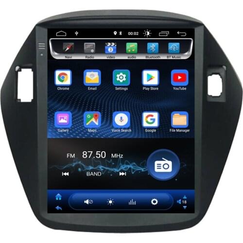 Android 8.1 vertical screen Tesla Car Radio Multimedia player for Hyundai TUCSON IX35 2009-2012 GPS NAVIGATION