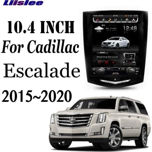 LiisLee Car Multimedia GPS Audio Radio CarPlay Stereo 10.4 Inch Screen For Cadillac Escalade GMT K2XL 2015~2020 Navigation NAVI