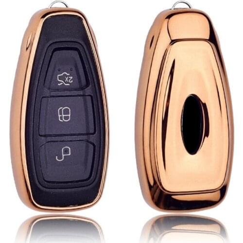 Tpu Car Key Cover Case For Ford Fiesta MK7 MK8 Ranger Mondeo Mk5 Focus 3 2 MK3 MK4 S C Max Kuga Mustang Fusion Key Accessories