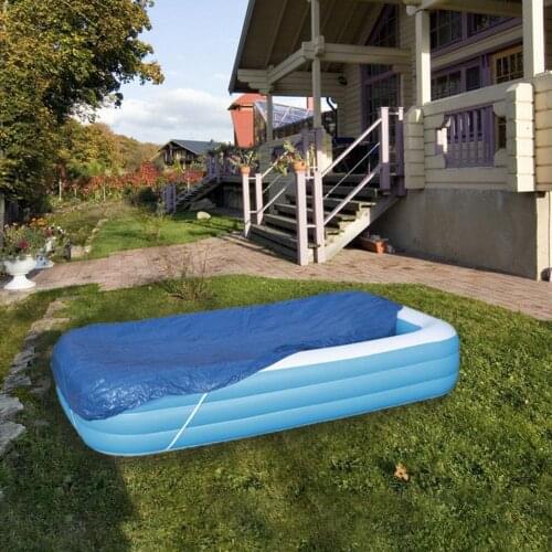 Square Swimming Pool Cover Dustproof Rainproof Thickened Inflatable Swim Pool Cover Protector Pools Accessory Cover
