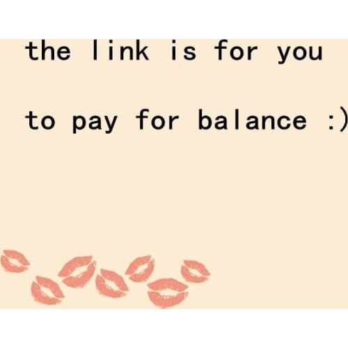 For Balance :) We Do Not Ship Exact Item with The Link