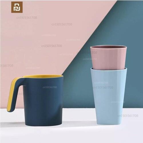 Xiaomi two-color mouthwash cup household simple toothbrushing cup wash cup children couple plastic travel portable
