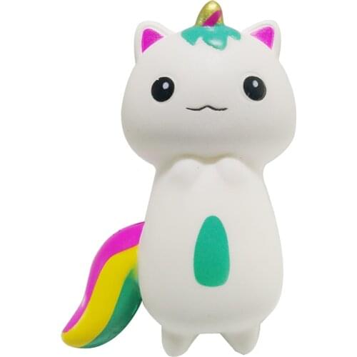 Jumbo Kawaii Unicorn Squeeze Cat Cake Bread Squishy Cream Scented Slow Rising Squeeze Toy For Kids