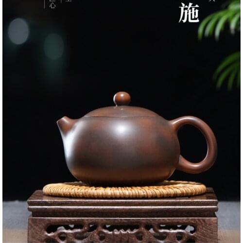 Chinese Traditional Ceramic Teapot Pure Handcraft Beautiful Appearance Household Pu'er Oolong Tea Set