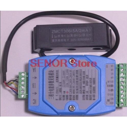 Electric energy acquisition module, electric energy acquisition module, three-phase electric parameter acquisition module