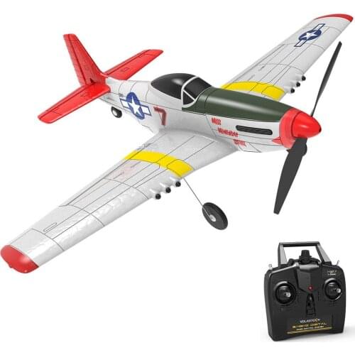 P51D 400 4CH RTF Remote Control Aircraft Fixed Wing 4-CH Control With Aileron One-key Aerobatic Fully Assembly