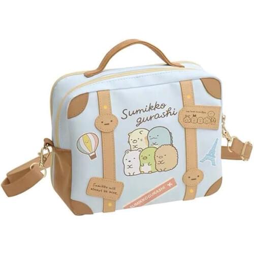 IVYYE 1PCS Sumikko gurashi Fashion Anime PU Shoulder Bags Soft Tote Messenger Handbag Casual Bag Lady Girls New