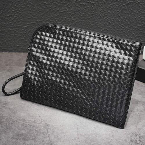 Yesetn Bag 092619 envelope bag new male business grab bag leather hand bag