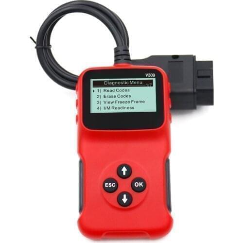 Universal OBDII Diagnostic Tool Scanner Code Reader Car Code Scan for All 1996 and Newer OBDII Compliant Vehicles V309
