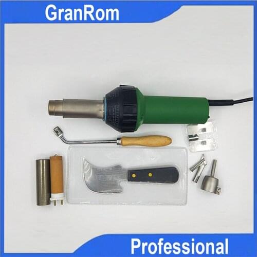 1600W Hot Air Welder Gun with Heating Element Plastic Vinyl Floor Welding Gun Overlap Hot Blast Torch Heat Gun Accessories
