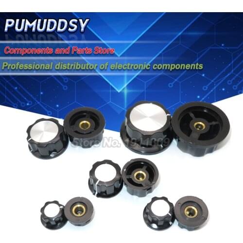 5PCS MF-A01 MF-A02 MF-A03 MF-A04 MF-A05 Potentiometer Knob WH118/WX050 Rotary Switch Electronic 6mm