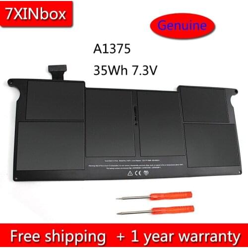 7XINbox 35Wh 7.3V A1375 A1370 Laptop Battery For Apple MacBook Air 11" Inch Late 2010 MC505 MC506 MC507LL/A 661-5736 020-6920-A