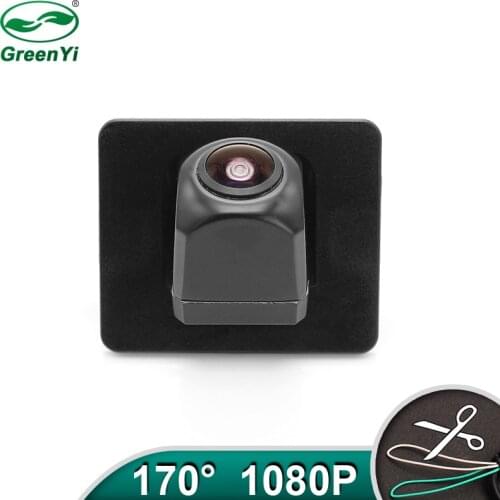 Full HD AHD 1080P Fisheye Lens Vehicle Reverse Backup Rear View Camera For Mazda 3 Mazda3 Axela BM Sedan 2014~2018