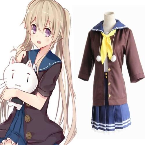 Aokana Four Rhythm Across the Blue Cosplay Costumes Mashiro Arisaka School Uniform Ao No Kanata No Four Rhythm Halloween Party
