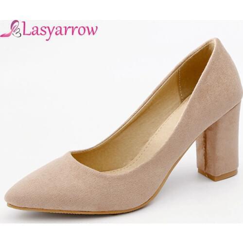 Замшевые туфли-лодочки Lasyarrow China At AliExpress