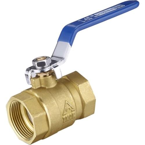 Brass Ball Valve 3/4'' NPT Female Threaded Shut-Off Drain PT Gas Fluid Valve