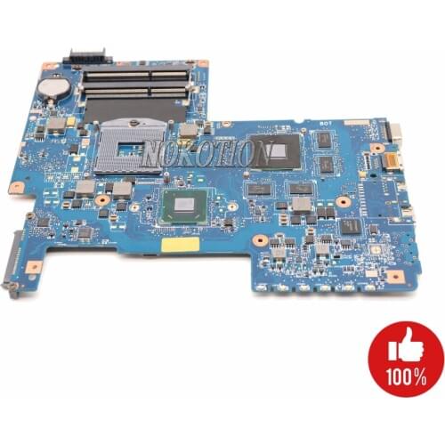 NOKOTION Laptop Motherboard For Toshiba Satellite L775 HM65 DDR3 GT525M 1GB H000034860 H0000333450 08N1-0NA1J00 Main board