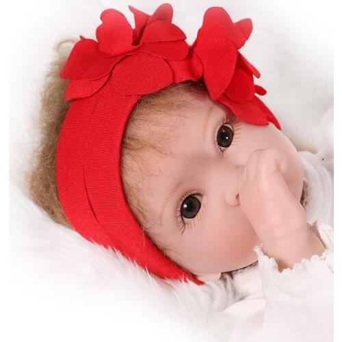 Reborn Baby Customizable 22-Inch Model Cute Doll Baby Parent And Child Toy Flexible Glue Doll