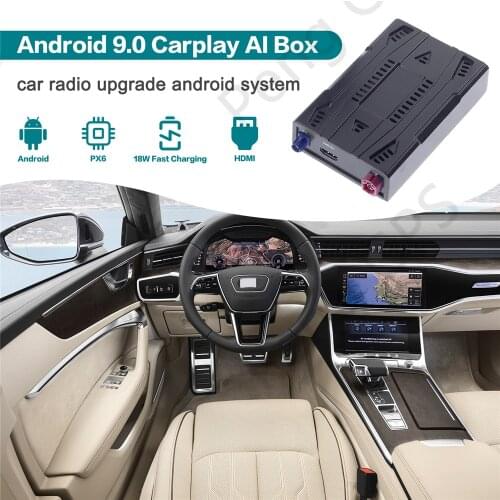 NEW Wireless Apple CarPlay AI Box Android Auto for Audi A7 Universal Car Android Multimedia Player Box Android 9.0 System