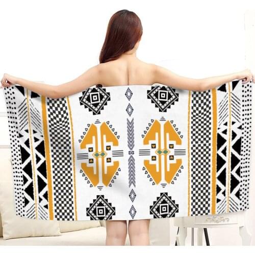 2021 Bohemian style PatternSummer Beach Towel Microfiber Absorbent Printed Bath Towels Drying Quicky-Dry Microfiber Towel