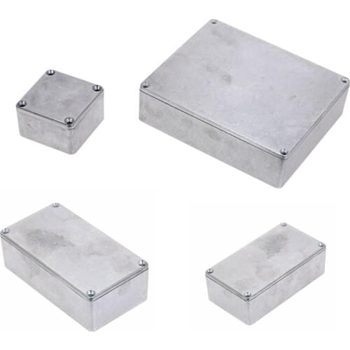 1590A 1590B Aluminium Box Connector With 4 Steel Screws Pedal Enclosure FOR Guitar Parts & Accessories