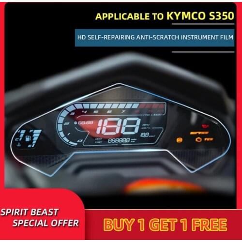 Spirit Beast Motorcycle speedometer TPU Scratch Protection Film Dashboard Screen Instrument Stickers For KYMCO Xciting S350