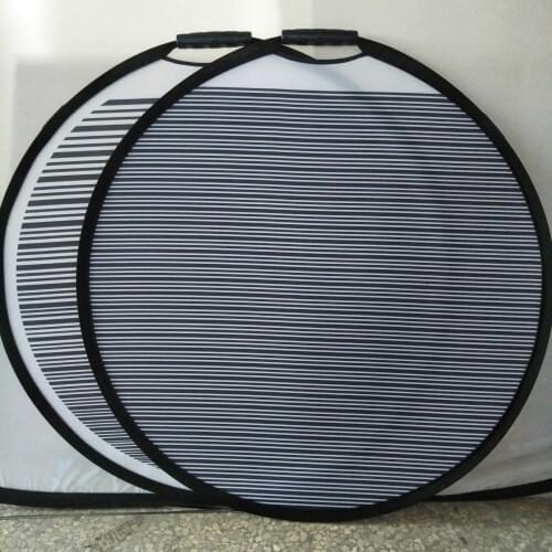 2020 NEWLY 80cm Light Photography Studio Stripe Reflector Backdrop Soft plate with Carrying Bag for studio video