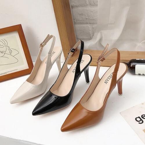 Women Shoes Pointed Toe Pumps ladies Dress Shoes High Heels Boat Shoes Wedding Shoes Sandals zapatos de mujer