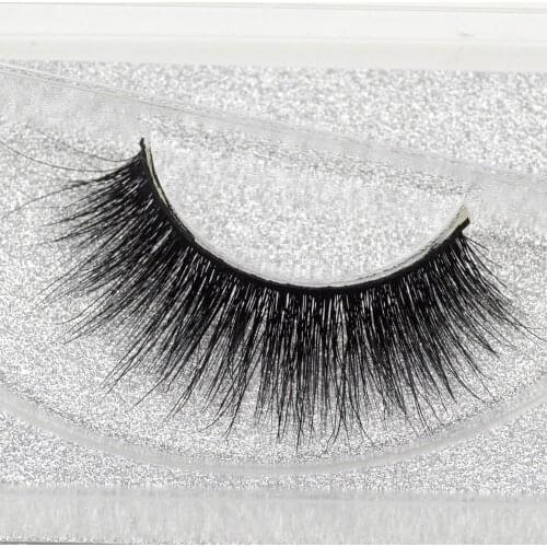 Visofree eyelashes 3D Mink Lash High Volume Handmade Reusable Lashes Winged Long Soft Dramatic Mink Lashes False Eyelashes A05