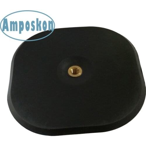 2 PCS Length 125mm PVC Black Thread M6 Windsurf Board Base Windsurf Special Base For Connected With Universal Joint