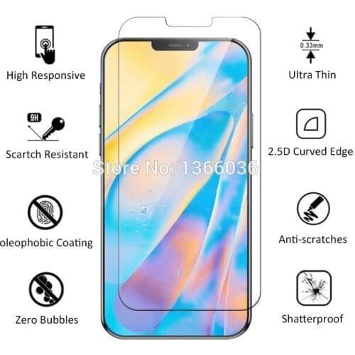 200pcs/Lot for iPhone 12 Premium Tempered Glass Screen Protector 0.3mm 9h screen film for iphone 12 11 X XS 8Plus