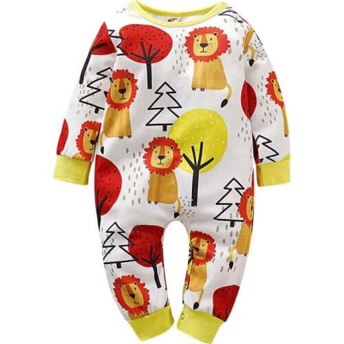 Children Spring Autumn Clothing Baby Kids Boys Girls Infant Solid Romper Jumpsuit Long Sleeve Clothes Outfits 0-24M