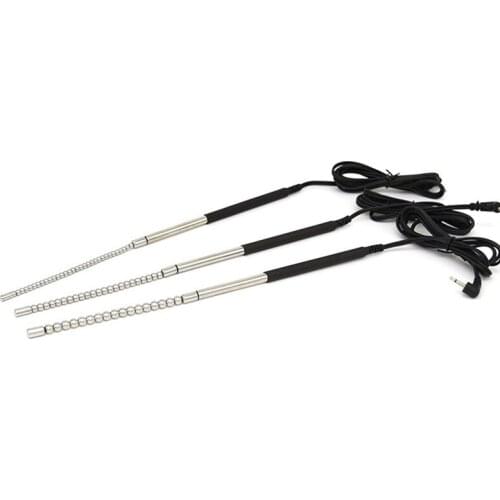 Electric Shock Urethral Catheter Penis Plug Electro Penis Insertion Urethra Sound Dilator Stainless Steel Sex Toys For Men