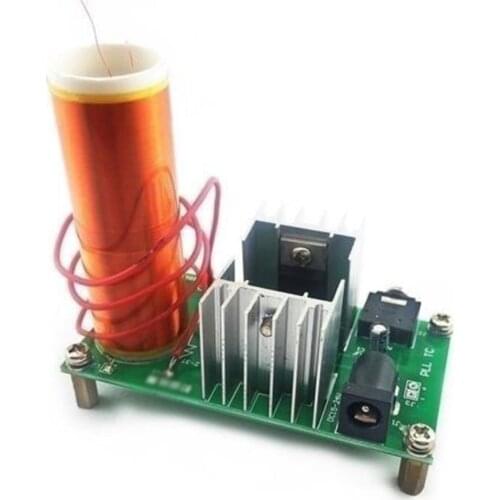 15W Mini DIY Tesla Coil Kit Plasma Speaker Electronic Parts With Ball Accessories Magic Props Empty Lights Technology Electronic