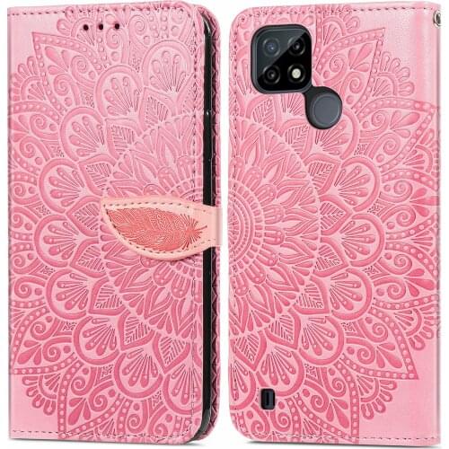 Card Pocket Kickstand Wallet Leather Case for Oppo Realme C21Y C 21Y C21 C 21 RealmeC21Y Full Protection Phone Bag Cover