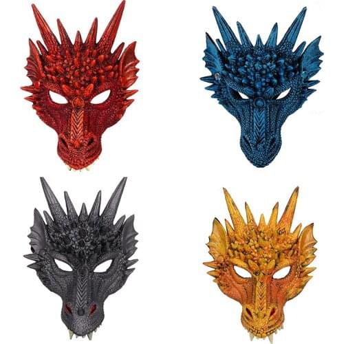 Dragon Masks Cosplay Costumes Dinosaurio costume kids Children Halloween Cosplay Party Gift