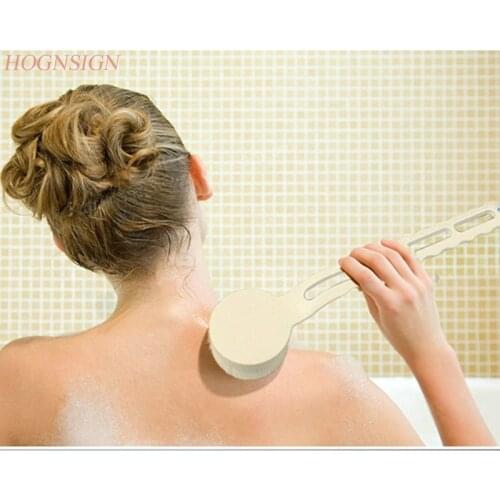 New Bath Brush Back Soft Hair Massage Body Cleansing Massager Exfoliating Bathroom Artifact Stress Relax Shower Care Hot Sale
